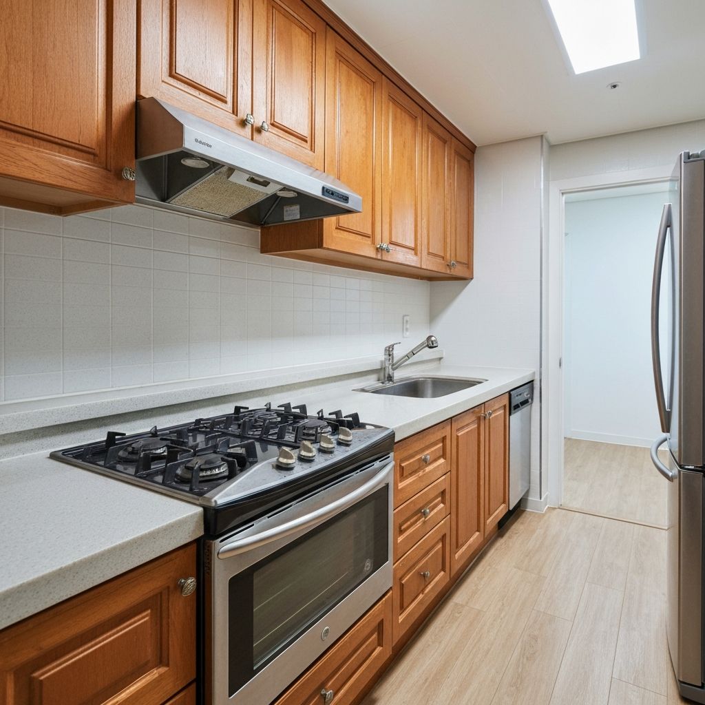 주방 청소 청소 후